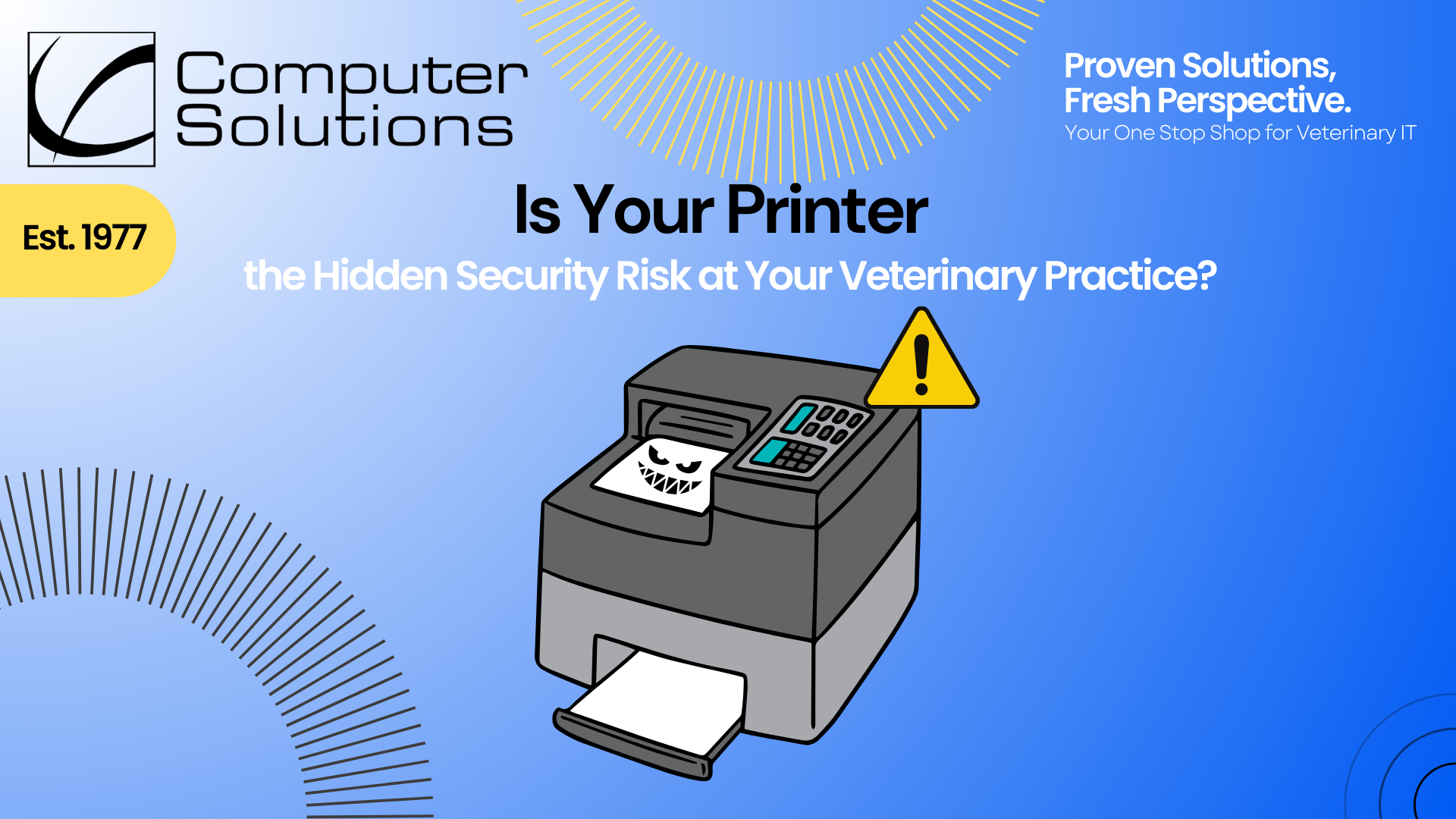 Is Your Printer the Hidden Security Risk at Your Veterinary Practice?